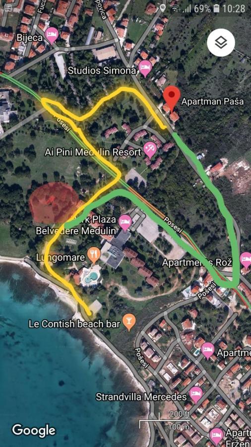 Apartman Krase Medulin Bagian luar foto